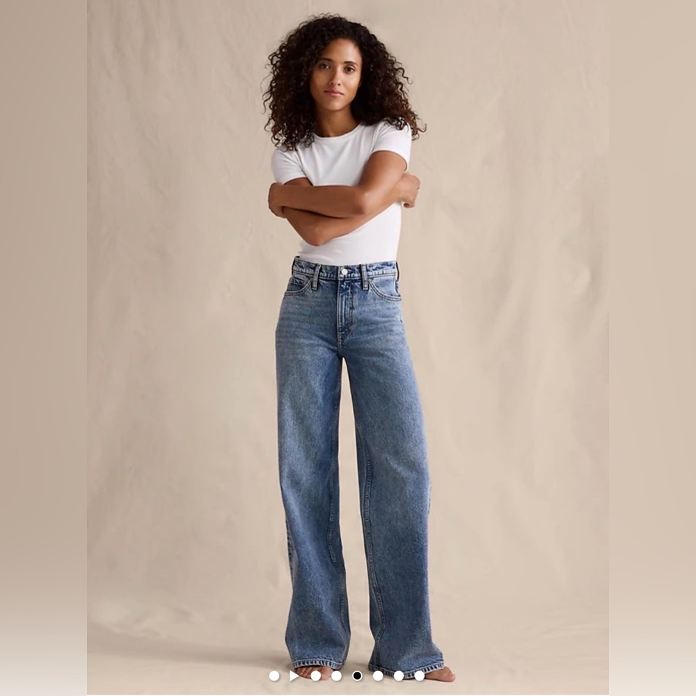 Banana Republic “The Icon” Wide Leg Jean